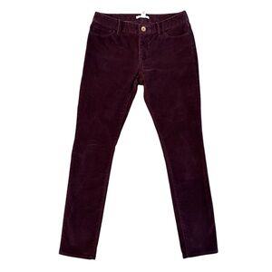 Banana Republic Women's Skinny Pants - Dark Burgundy
